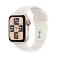 Apple Watch SE GPS + Cellular 40mm Aluminium Case met Sport Band - M/L Smartwatch Grijs