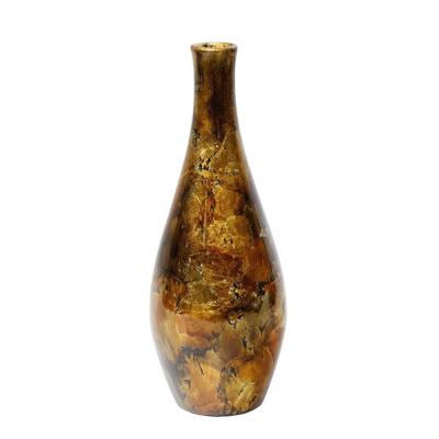Dazzle vaas koper goud Ø13x35cm