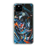 Black Unicorn: Google Pixel 5 Transparant Hoesje