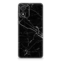 Motorola Moto E13 | TPU | Siliconen hoesje | Marmer Zwart - Origineel Cadeau Vader