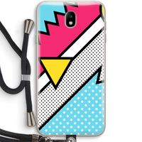 Pop Art #3: Samsung Galaxy J7 (2017) Transparant Hoesje met koord