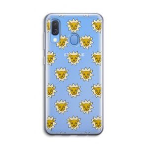 Leeuwenkoppen: Samsung Galaxy A40 Transparant Hoesje