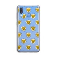 Leeuwenkoppen: Samsung Galaxy A40 Transparant Hoesje Leeuwenkoppen: Samsung Galaxy A40 Transparant Hoesje