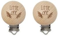 Durable Houten Speenclips 2 stuks 53 Little One