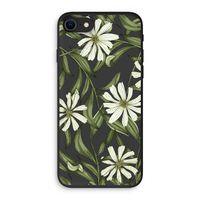 Wit bloemenpatroon: iPhone SE 2020 Biologisch afbreekbaar hoesje