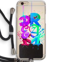 Dream: iPhone 6 / 6S Transparant Hoesje met koord