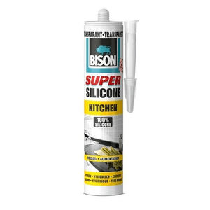 bison super silicone kitchen transparant tube 150 ml