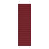 Pliss rolgordijn 55x200 cm stofbreedte 54,4 cm bordeauxrood