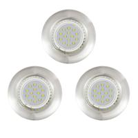 Eglo Inbouw spotPeneto Round 7,8cm set van 3 nikkel mat - 94237