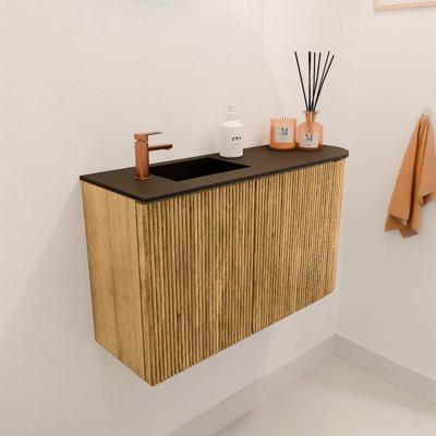 Toiletmeubel Mondiaz Joya | 71.6 cm | Meubelkleur Oak | Faye wastafel Urban Links | 1 kraangat Toiletmeubel Mondiaz Joya | 71.6 cm | Meubelkleur Oak | Faye wastafel Urban Links | 1 kraangat