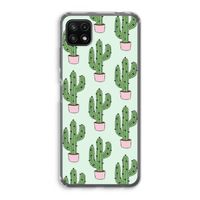 Cactus Lover: Samsung Galaxy A22 5G Transparant Hoesje