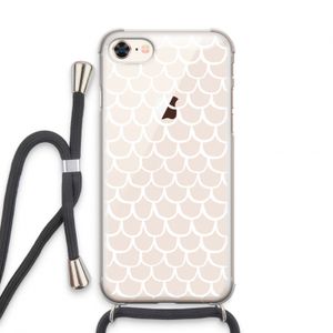 Dakpannetjes: iPhone 7 Transparant Hoesje met koord