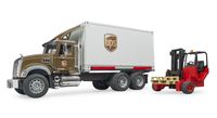 bruder Mack Granite UPS vrachtwagen modelvoertuig 02828 - thumbnail