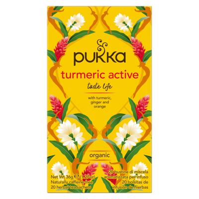 Pukka Turmeric Active Biologische Thee 20 Zakjes