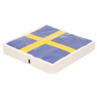 Servetten Zweden - 60x - 33 cm - papier - vlag - Landen thema versiering