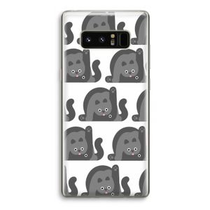 Cats: Samsung Galaxy Note 8 Transparant Hoesje