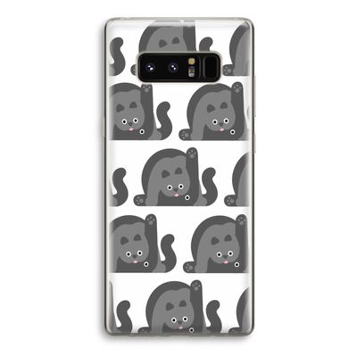 Cats: Samsung Galaxy Note 8 Transparant Hoesje