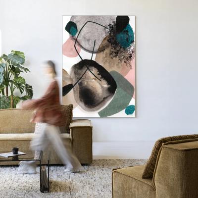 Urban Cotton Wandkleed 'Splash' 110 x 145cm in Frame - black Urban Cotton Wandkleed 'Splash' 110 x 145cm in Frame - black