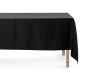 Tafelkleed Stof Mat Zwart (180x300cm)