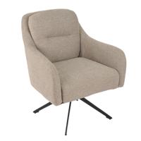 Fauteuil Matthias Taupe - Giga Meubel