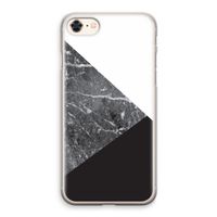 Combinatie marmer: iPhone 8 Transparant Hoesje