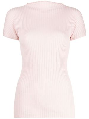Fabiana Filippi Top met boothals - Roze