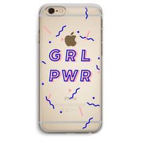 GRL PWR: iPhone 6 Plus / 6S Plus Transparant Hoesje