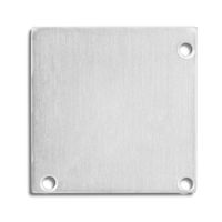 Eindkap E52 aluminium voor LED profiel PN19 2 stuks