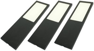 Caressi ORION Multi Tone LED Set Opbouwspots 5x17x0,7 cm Zwart