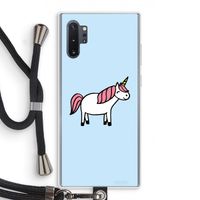 Eenhoorn: Samsung Galaxy Note 10 Plus Transparant Hoesje met koord Eenhoorn: Samsung Galaxy Note 10 Plus Transparant Hoesje met koord