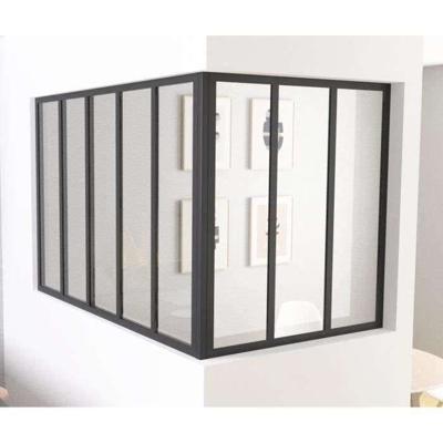 OPTIMUM Hoekpaal voor zwart glazen dak - 108 cm