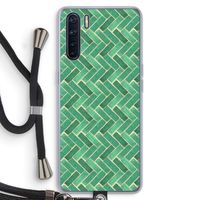 Moroccan tiles 2: Oppo A91 Transparant Hoesje met koord