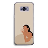 Fresh coffee: Samsung Galaxy S8 Transparant Hoesje