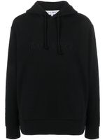 JW Anderson hoodie en coton à logo brodé - Noir - thumbnail