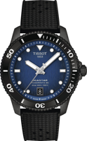 Horlogeband Tissot T603049462 Rubber Zwart 20mm - thumbnail