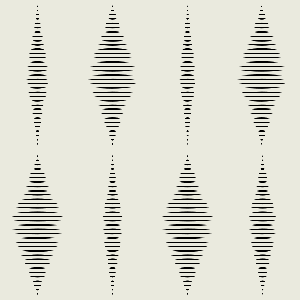 Rabaul ikat geometrisch behang