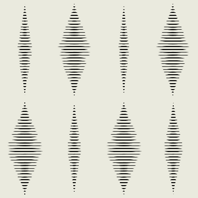 Rabaul ikat geometrisch behang