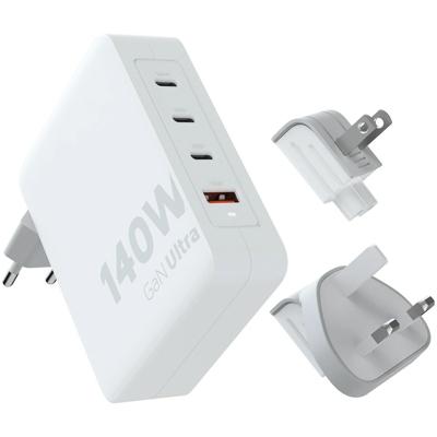 XtormGaN-Ultra Travel Charger 140W USB-C USB-A Oplader Wit