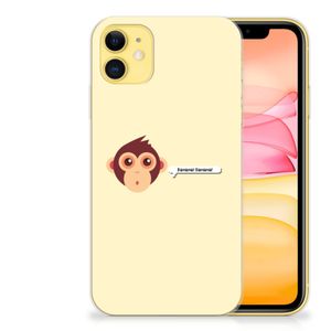 Apple iPhone 11 Telefoonhoesje met Naam Monkey