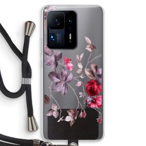 Mooie bloemen: Xiaomi Mi Mix 4 Transparant Hoesje met koord