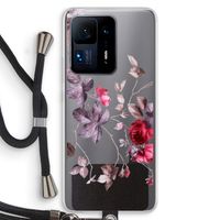 Mooie bloemen: Xiaomi Mi Mix 4 Transparant Hoesje met koord