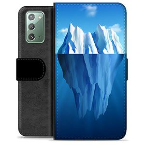 Samsung Galaxy Note20 Premium Portemonnee Hoesje - Iceberg