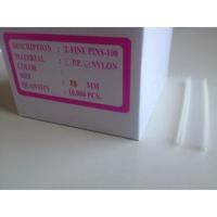 Textielpins 15mm I-pin fijn 100/clip Nyl