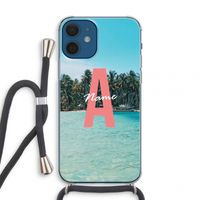 Pacific Dream: iPhone 12 mini Transparant Hoesje met koord
