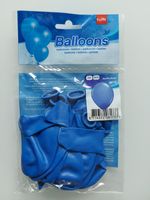 ballonnen donker blauw 10 stuks - thumbnail