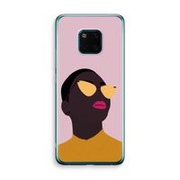 Yellow glasses: Huawei Mate 20 Pro Transparant Hoesje