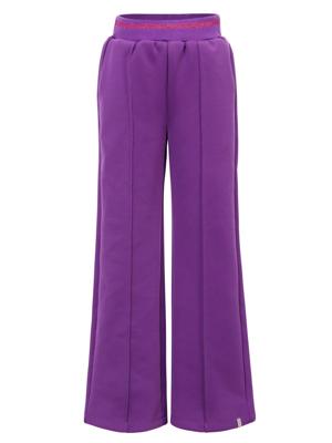 LOOXS Little winter sweat broek meisjes - paars - sportief/scuba