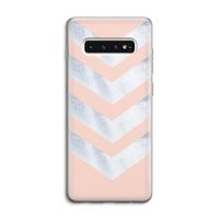 Marmeren pijlen: Samsung Galaxy S10 4G Transparant Hoesje