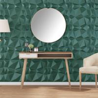 VidaXL 12 st wandpanelen diamant 3 m² 50x50 cm xps groen
