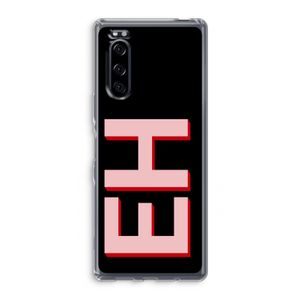 Monogram: Sony Xperia 5 Transparant Hoesje